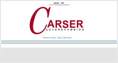 Desktop Screenshot of carser.net